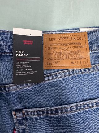 vaqueros baggy Levi's azul