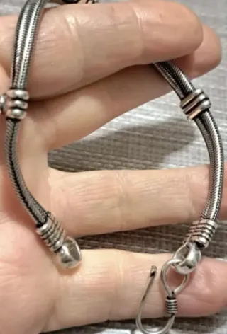 Bracciale tibetano doppia coda di topo