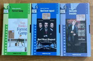VHS Forrest Gump, Quei bravi ragazzi, Gioventù bru