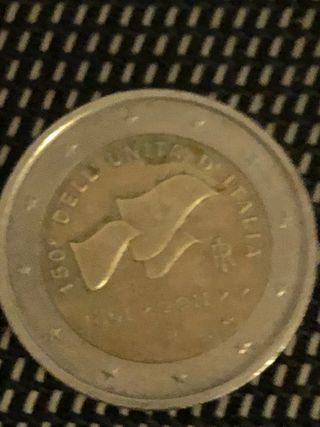Moneta 2 Euro Italia 150° Unità d'Italia 2011
