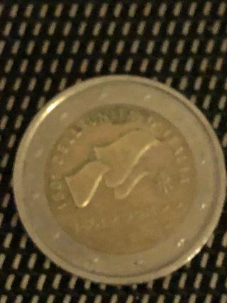 Moneta 2 Euro Italia 150° Unità d'Italia 2011