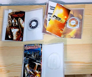 Lote 3 Juegos PSP: 300, pes 6, need For speed