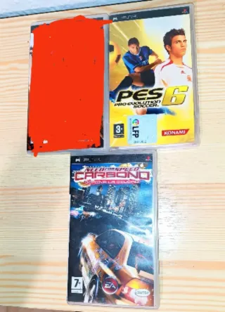 Lote 3 Giochi PSP: Pes 6, Need For Speed Carbon
