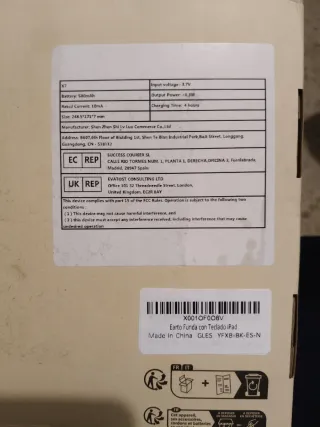 Teclado iPad Pro de 11' con Touchpad