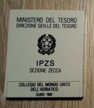 #1775 – Una moneta 500 Lire Italia COLLEGIO ADRIAT