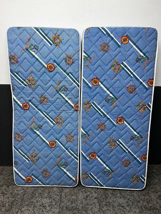 2 Somieres FLEX madera y metal. Colchones FLEX MAR