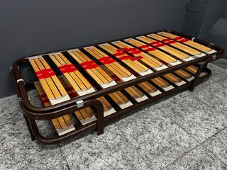 2 Somieres FLEX madera y metal. Colchones FLEX MAR