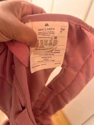 Saco invierno Maclaren rosa