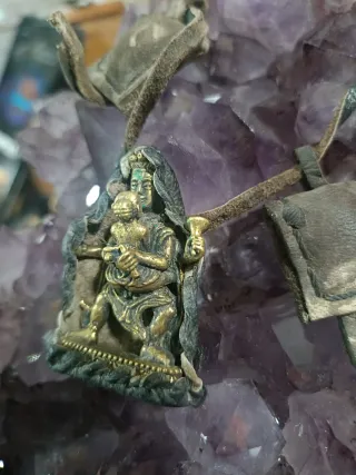 Colgante Amuleto Buda Tantra Bronce