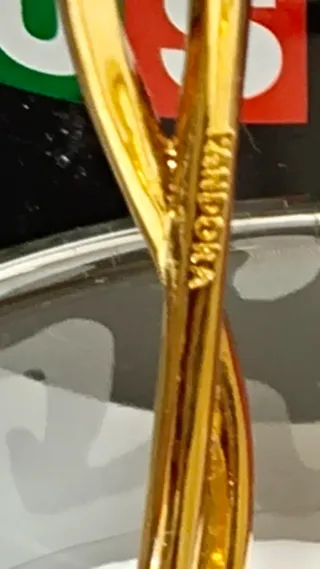 Pulsera Pandora Corazón Rígido Dorada