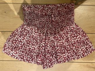 Minifalda pantalón floral