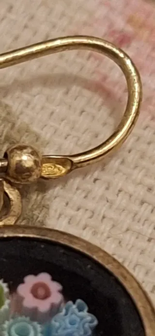 Orecchini Vetro Murano Argento Multicolor