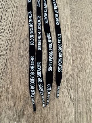 Cordones Golden Goose DB Sneakers Negros