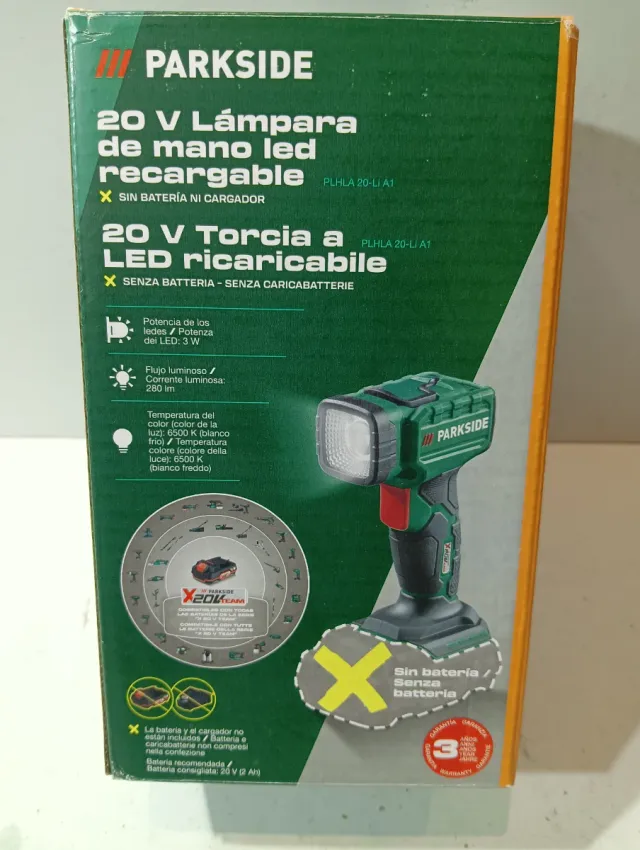Lámpara LED Parkside X20V TEAM