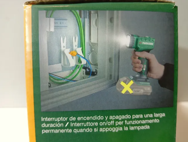 Lámpara LED Parkside X20V TEAM