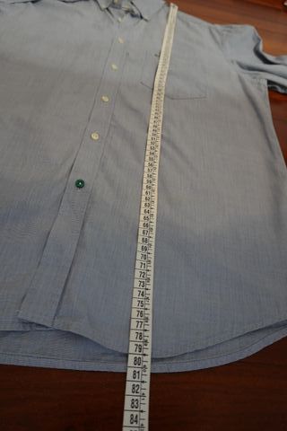 Camisa Lacoste Classic Fit Gris Talla 42.