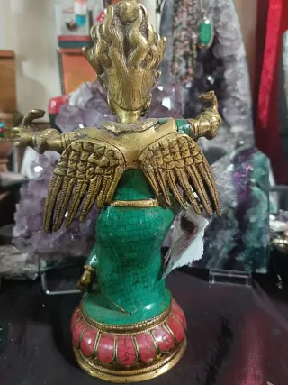 Estatua Garuda Bronce 21cm Buda Tibetano