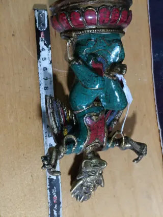 Estatua Garuda Bronce 21cm Buda Tibetano