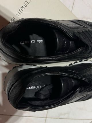 Sneakers Nino Cerruti Pelle Nere