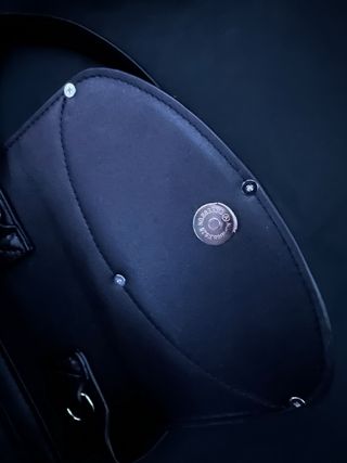 Borsetta Diesel nera con logo D