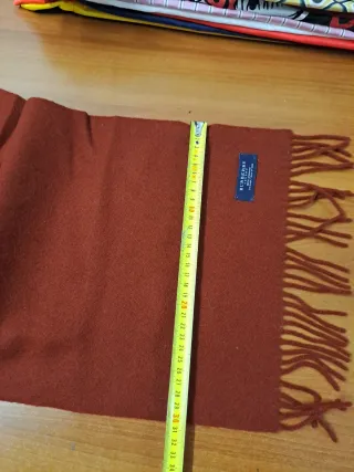 Bufanda Burberry Roja Hombre