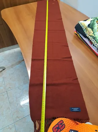 Bufanda Burberry Roja Hombre