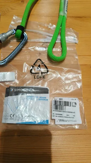 Correa Doble Escalada y Ferrata Simond