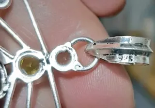 Pendente Pietra Avventurina e Topazi