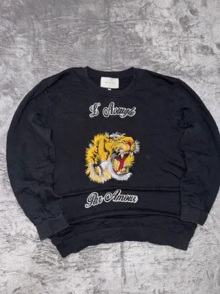 Sudadera Hoddie Classic Retro Y2K GUCCI negra M