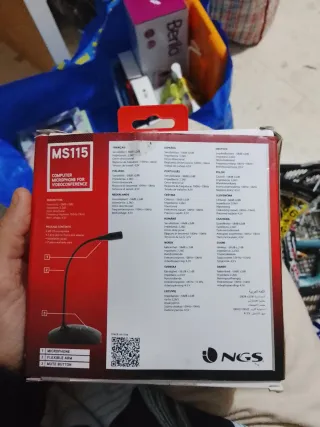Micrófono NGS MS115 para Videoconferencia