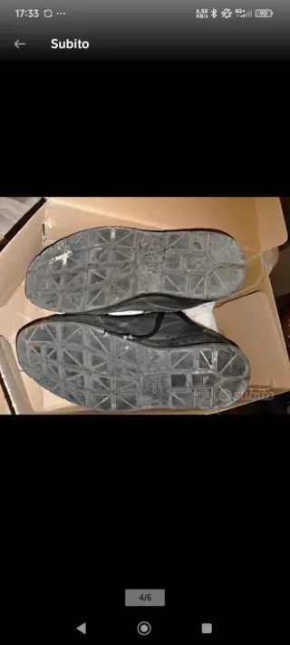 Scarpe da lavoro nere e gialle