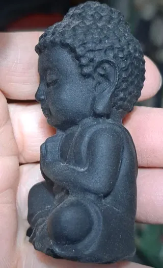 Buddha in ossidiana