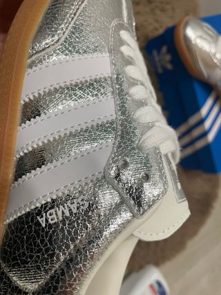 Adidas Samba Plateadas