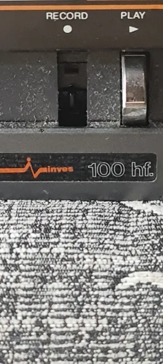 Minicadena inves 100hf. Tocadiscos Cassette Negro/