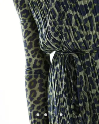 Vestido fiesta animal print