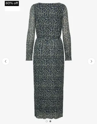 Vestido fiesta animal print