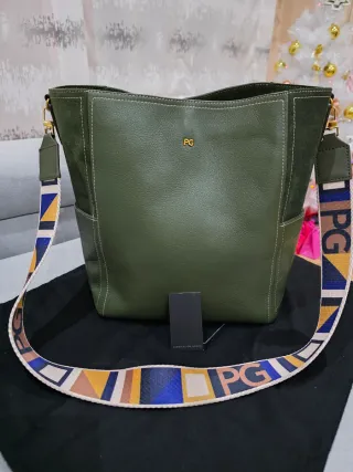 Bolso Purificación García Grande Verde