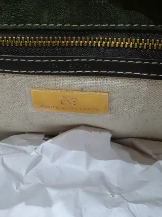 Bolso Purificación García Grande Verde