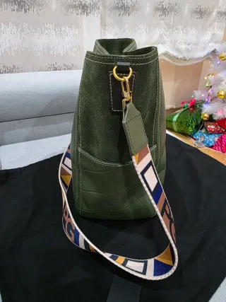 Bolso Purificación García Grande Verde