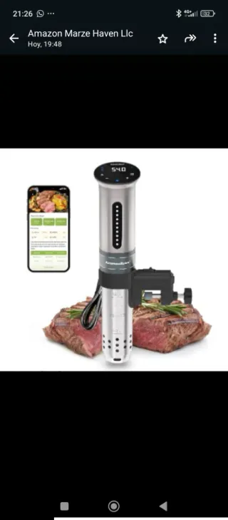 Roner Kitchen Boss Sous Vide sin usar