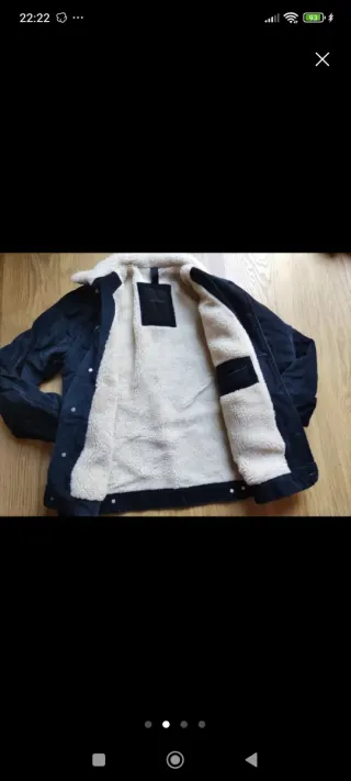 Chaqueta pana borreguito hombre Talla S