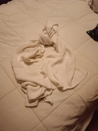 Bufanda Zara Mujer Blanca