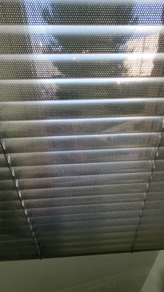 Persiana veneziana in alluminio grigio 60x130cm