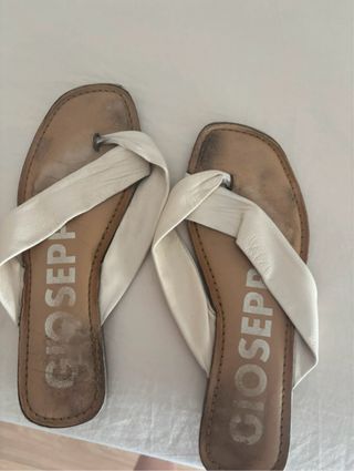 Sandalias Giuseppe Zanotti Piel Beige/Blanco