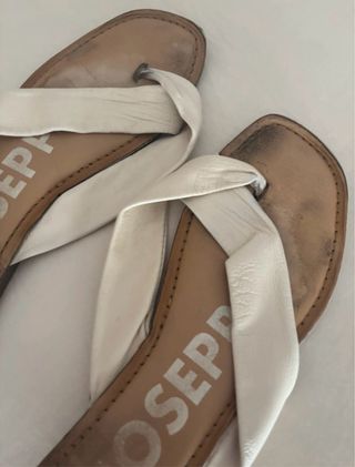 Sandalias Giuseppe Zanotti Piel Beige/Blanco