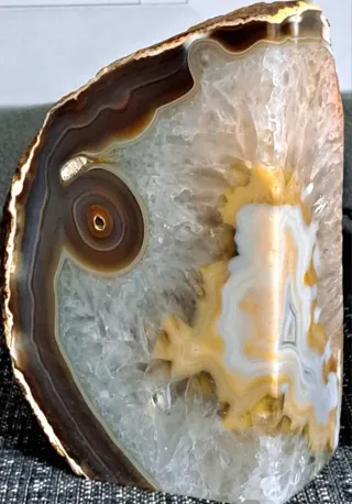 Coppia fermalibri agata naturale