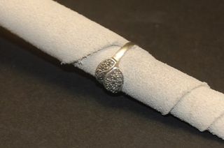 Anillo de Plata Ley 999 con Marquesitas