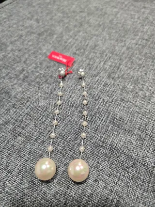 Pendientes Majorica perlas colgantes