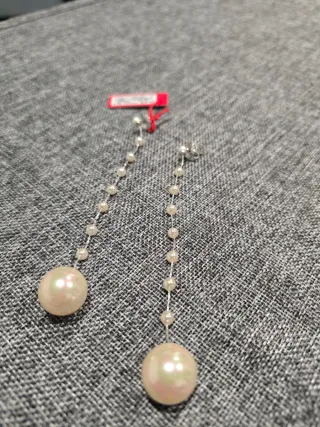 Pendientes Majorica perlas colgantes