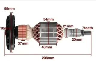Rotor Inducido Bosch GSH 11E